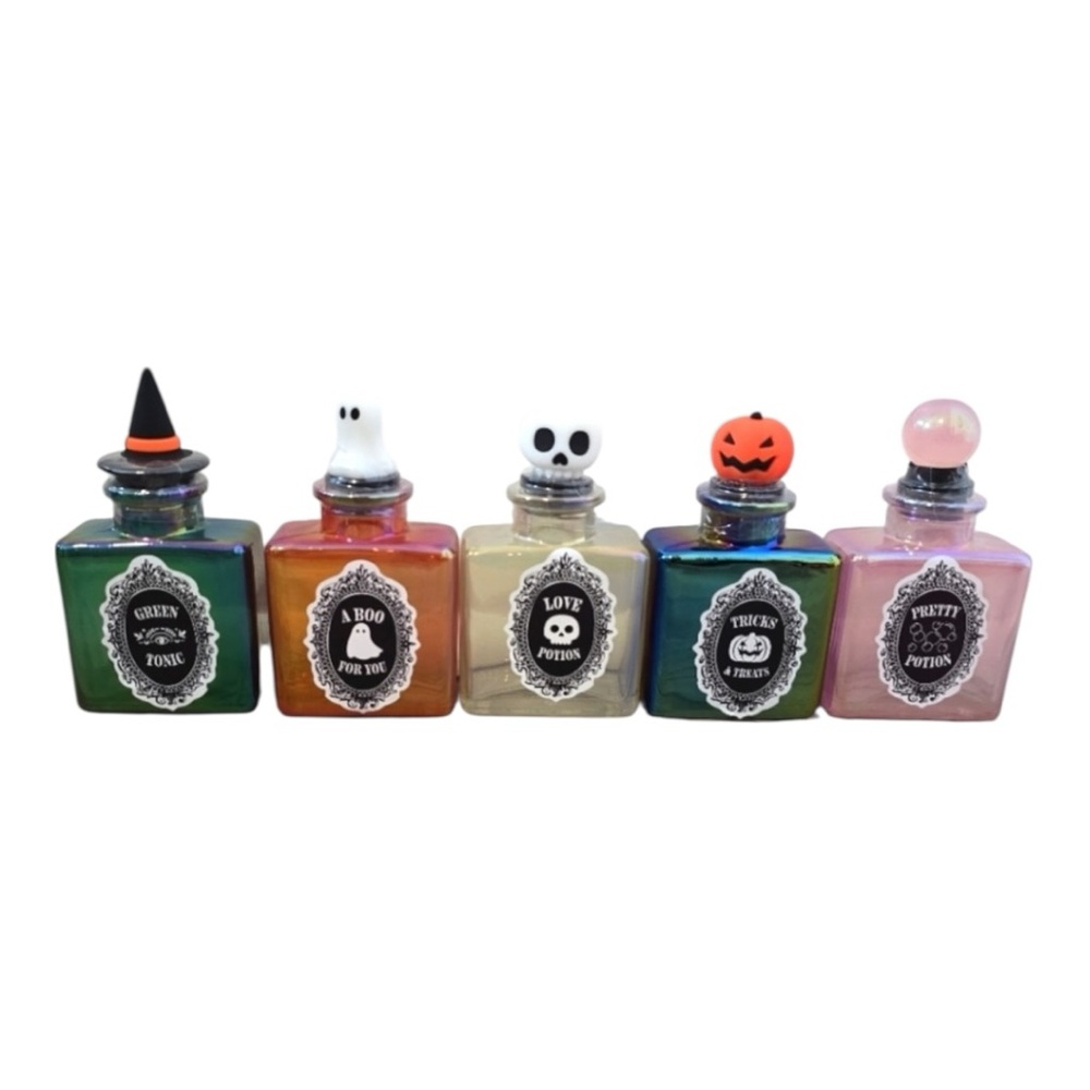 Halloween Potion Bottles Set of 5 New Release